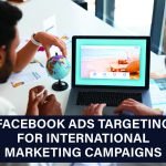 Facebook Ads targeting strategies for international marketing, focusing on location, language, and demographics.