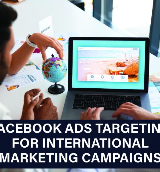 Facebook Ads targeting strategies for international marketing, focusing on location, language, and demographics.